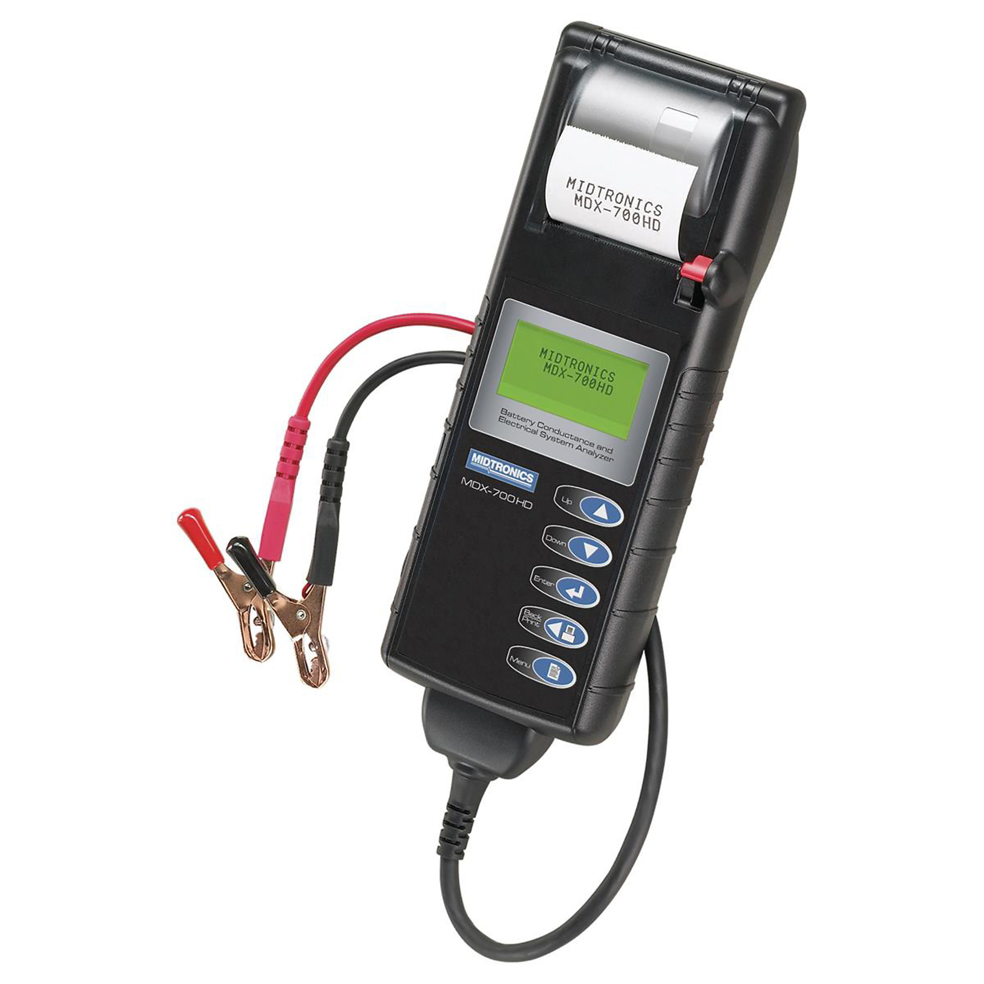 Midtronics Heavy-Duty Battery and Electrical System Analyzer — Integrated Printer, 15ft. Cable, Model# MIDMDX-700P-HD